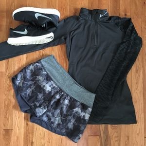 Nike pro combat dri-fit quarter zip